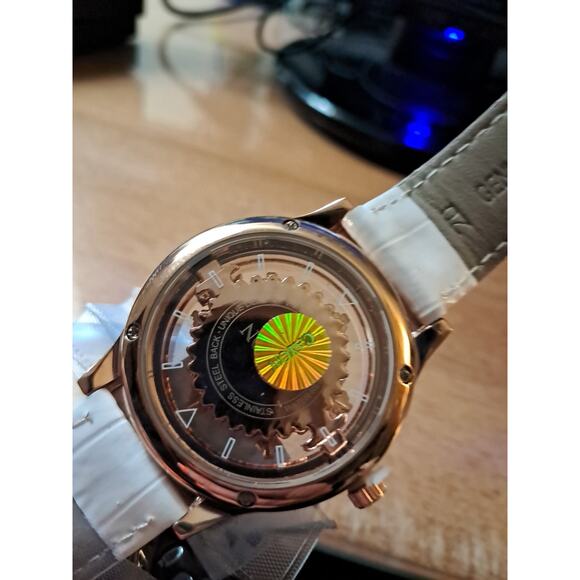 Copied - Cayon Fashion Watches Rose Gold Watch Face With A Genuine Leather - Picture 6 of 7